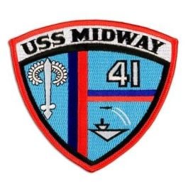 USS MIDWAY CV-41 PATCH