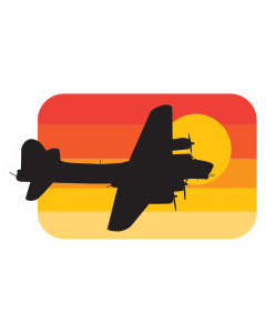 ORANGE B-17 - STICKER