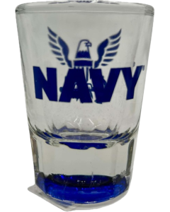 NAVY SHOT GLASS
