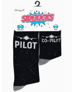 Pilot & Co-Pilot Daddy & Me Socks Set