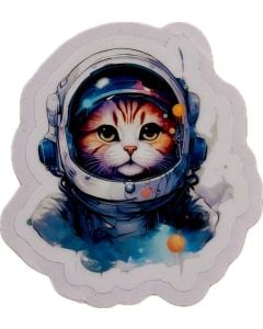 ASTRO KITTY IN SPACE - STICKER