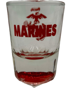MARINES SHOT GLASS
