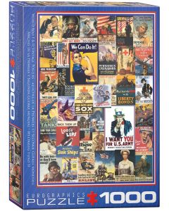WORLD WAR I/II VINTAGE ART PUZZLE
