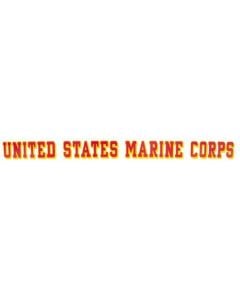 US MARINE CORPS LETTER DECAL