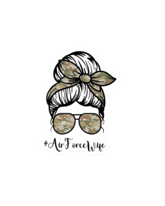 AIR FORCE WIFE STICKER