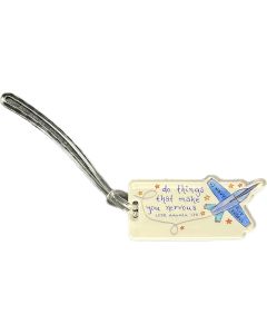 AMANDA LEE BLUE ANGELS BAG TAG