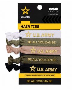 U.S. Army Be All You Can Be Hair Ties – 5 Pack