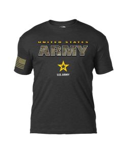 ARMY CAMO TEXT SHIRT