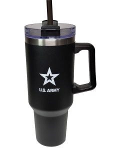 ARMY TUMBLER WITH HANDLE