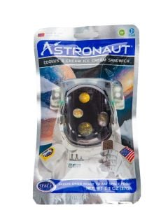 ASTRONAUT COOKIES AND CREAM ICE CREAM SANDWICH