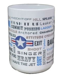 WORD CLOUD MUG - NAVAL AVIATION