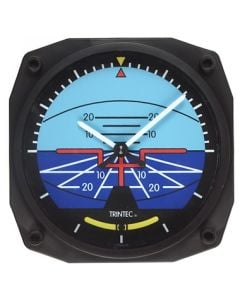 ARTIFICIAL HORIZON INSTRUMENT STYLE WALL CLOCK