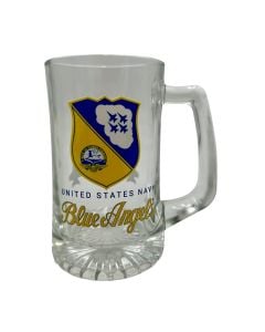 BLUE ANGELS EMBLEM GLASS MUG