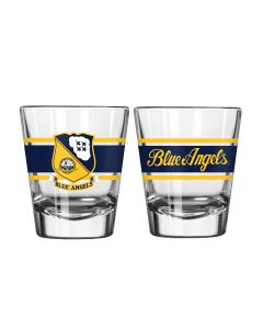BLUE ANGELS STRIPE SHOT GLASS