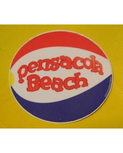 PENSACOLA BEACH BALL - DECAL