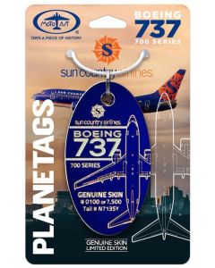 SUN COUNTRY AIRLINE 737 - LUGGAGE TAG