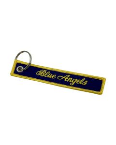 BLUE ANGELS EMBROIDERED KEY CHAIN