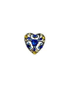 BLUE GOLD LAPEL PIN