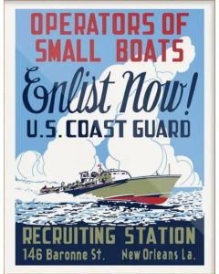 ENLIST NOW U.S. COAST GUARD MAGNET