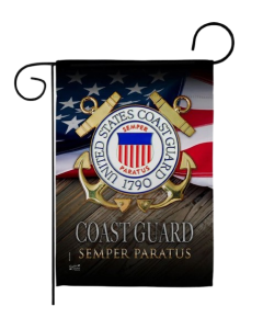 COAST GUARD SEMPER GARDEN FLAG