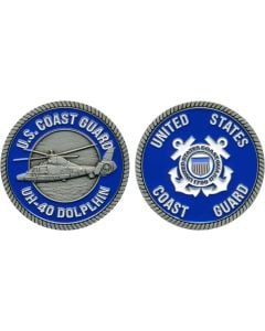 COAST GUARD UH-40 DOLPHIN COIN