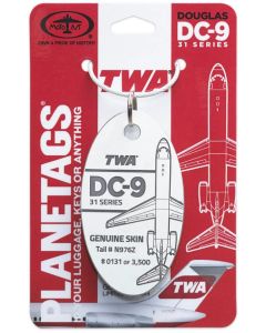 TWA-DC-9-31 - LUGGAGE TAG