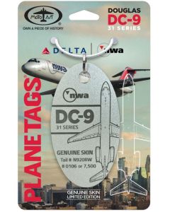 NORTHWEST DC-9 - LUGGAGE TAG