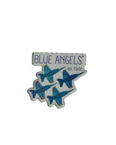 BLUE ANGELS DIAMOND FORMATION ACRYLIC MAGNET