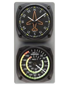 DIRECTIONAL GYRO/AIRSPEED CLOCK & THERMOMETER SET