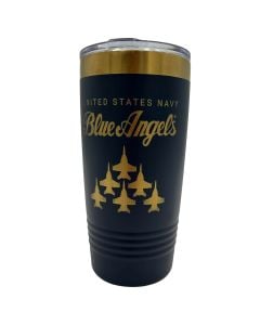BLUE ANGELS ENGRAVED TUMBLER