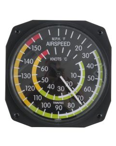 AIRSPEED INSTRUMENT STYLE THERMOMETER 10"