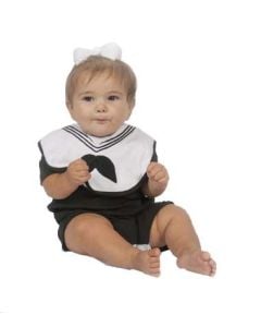 NAVY BABY BIB