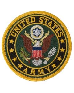 US ARMY GOLD TRIM PATCH