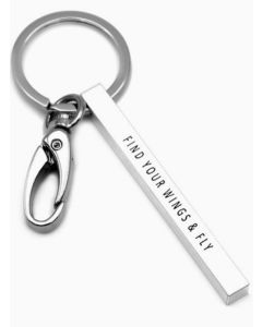 Find Your Wings & Fly Bar Keychain