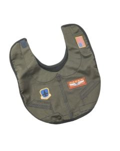 Flight Suit Infant Bib