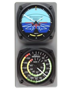 ARTIFICIAL HORIZON/AIRSPEED CLOCK & THERMOMETER SET