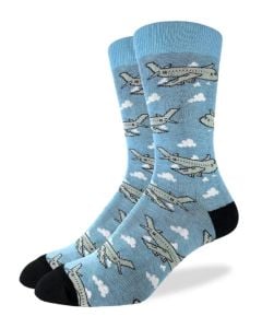 Jumbo Jet Plane Socks