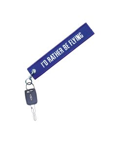 I'D RATHER BE FLYING KEYCHAIN