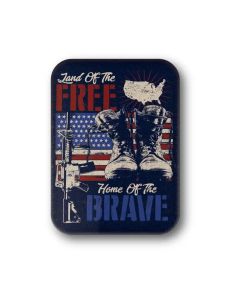 VETERAN LAND OF THE FREE MAGNET