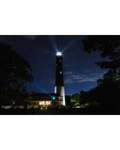 PENSACOLA LIGHTHOUSE AT DUSK POSTCARD