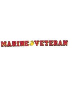 MARINE VETERAN AUTO DECAL