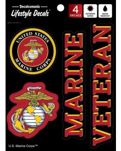 MARINE VETERAN CAR DECAL