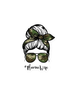 MARINE WIFE STICKER