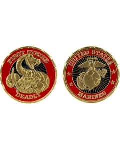 MARINE DEADLY STRIKE COIN