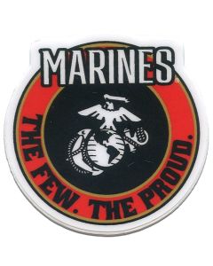 MARINES MINI CIRCLE LOGO DECAL