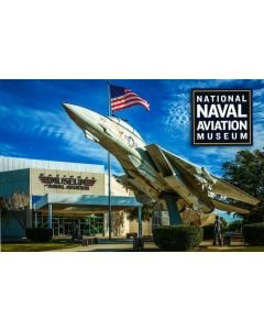 NAVAL AVIATION MUSEUM ENTRANCE POSTCARD