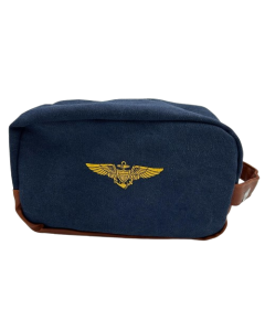 NAVAL AVIATOR WING SHAVING BAG