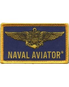 NAVAL AVIATOR WINGS VELCRO PATCH