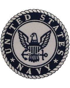 NAVY BLACK/WHITE ROPE PATCH