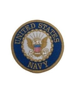 NAVY SEAL BLUE/GOLD PATCH